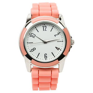 【送料無料】xhilaration womens rubber coral watch|hokushin