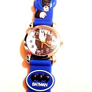 【送料無料】 blue batman boys silicone wristwatch｜hokushin 12,226円