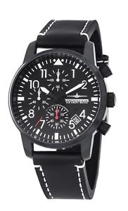 【送料無料】thunderbirds multipro chrono flieger chronograph datum pilot herrenuhr tb106703