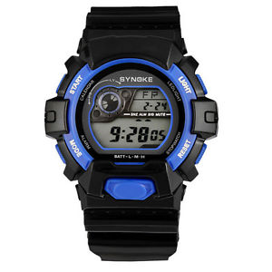 【送料無料】synoke 67556 led digital alarm waterproof sport watch｜hokushin