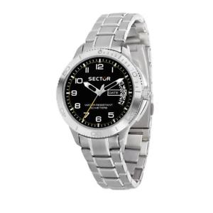 【送料無料】orologio tempo e data uomo sector 270 r3253578006 acciaio nuova collezione