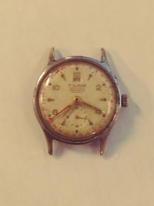 【送料無料】vintage mans pointer date watch roamer manual wind cal mst 416 for parts or fix