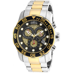 【送料無料】invicta pro diver 19839 stainless steel chronograph watch｜hokushin