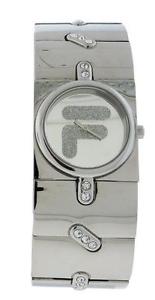 【送料無料】fila fa0832rl tendenze womens analog stainless steel clear stone watch