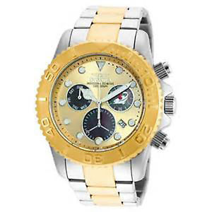 【送料無料】invicta pro diver swiss movement quartz watch twotone gold model 20348
