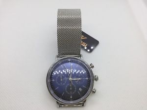 【送料無料】wertiger herren chronograph uhr edelstahlgehuse, wasserdicht, neu, ovp