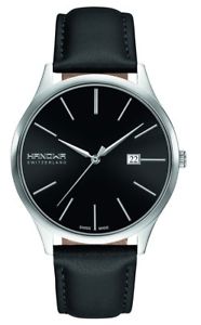 【送料無料】hanowa herrenuhr pure 16407504007 analog leder schwarz 23,985円