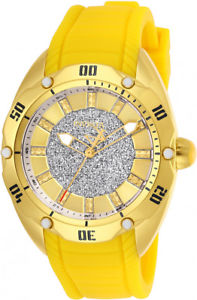 【送料無料】invicta womens venom quartz 100m stainless steelyellow silicone watch 26148 23,026円