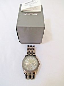 【送料無料】nib armitron mens analog grey chainlink watch｜hokushin