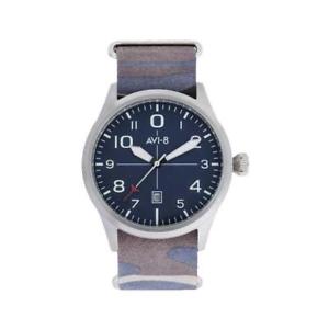 【送料無料】orologio uomo cinturino avi8 flyboy av4028setb03 pelle camouflage tessuto