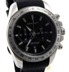 【送料無料】gant bedford gt059003 herren uhr chronograph edelstahl schwarz  neu