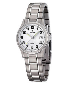 【送料無料】festina f164591 damen uhr titan titanium  neu