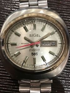 【送料無料】orologio sigel 5052880025 jewelsautomaticovintageanni 7038,5mmoriginale