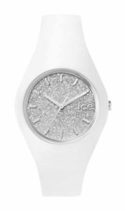 【送料無料】ice watch ice glitter 001351 damenuhr silikon wei neu