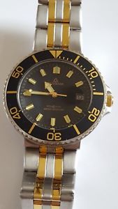 【送料無料】original dugena poseidon quartz vintage dachboden neu taucher selten drehbare