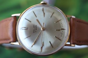 【送料無料】vintage mens big goldplated russian mech poljot kirowskie watch 16 jewels