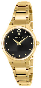 【送料無料】invicta 23279 gabrielle union womens yellow gold bracelet watch｜hokushin