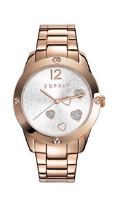 【送料無料】esprit damenuhr es108872003 analog edelstahl ros