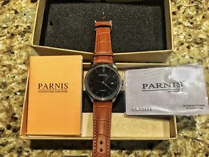 【貨物輸送無料】brand  parnis men’s 40粍 automatic watch