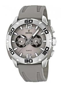 【貨物輸送無料】orologio uomo festina sport f166652 multifunzione silicone grigio