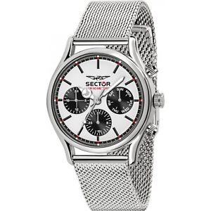 【貨物輸送無料】orologio sector 660 r3253517008 uomo watch maglia milanese 43 粍 multifunzione