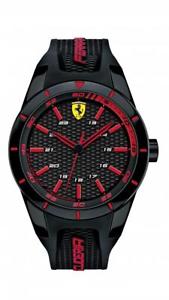 【送料無料】orologio solo tempo, 3h uomo ferrari redrev fer0830245 nero e rosso originale｜hokushin 26,626円