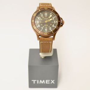 【貨物輸送無料】timex allied coastline インチ bronzetone amp; brown