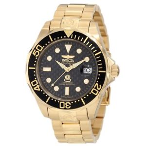 【貨物輸送無料】invicta 10642 mens grand diver automatic gold tone steel watch