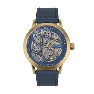 【送料無料】timecode viking automatic watch 45mm blue and gold gents