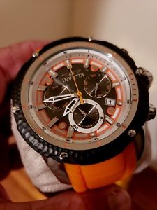 【貨物輸送無料】invicta mens 52粍 venom python swiss quartz chronograph silicone strap watch
