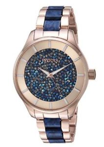 【貨物輸送無料】invicta womens angel quartz stainless steel casual watch, colortwo tone mod