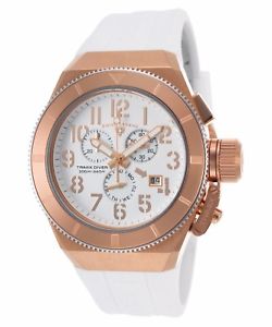 【貨物輸送無料】swiss legend mens rose gold steel case white strap quartz watch 13844rg02ra