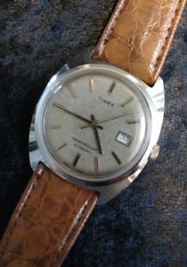 【貨物輸送無料】beautiful 1960s timex automatic water resistant mens wrist watch