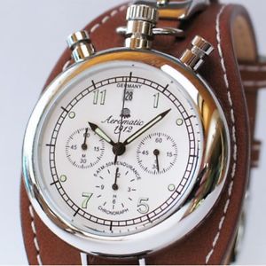【送料無料】retro military flieger chrono 1 weltkriegsdesign a1236