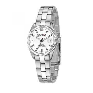 【送料無料】orologio tempo e data donna sector 245 r3253486510 acciaio｜hokushin