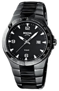 【送料無料】boccia titanium herrenuhr 354903