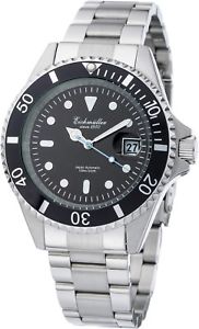 【送料無料】eichmller automatik 21 jewels mercedeszeiger datum mit lupe herrenuhr 341201