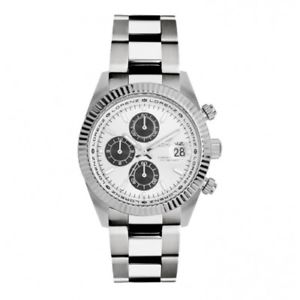 【送料無料】orologio lorenz ginevra chrono uomo acciaio bianco 30094aa の商品写真