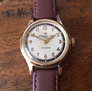 【送料無料】ingersoll triumph london watch 1955|hokushin