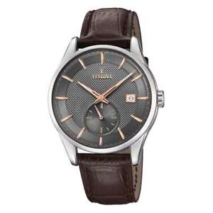 【送料無料】orologio festina retro uomo pelle marrone f202773