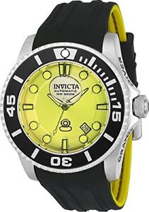 【送料無料】invicta mens pro diver automatic stainless steel and silicone watch 22990