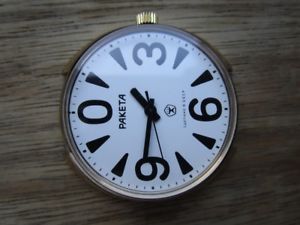 【貨物輸送無料】neues angebotart vintage gold plated raketa big zero manual cal poljot 2609ha