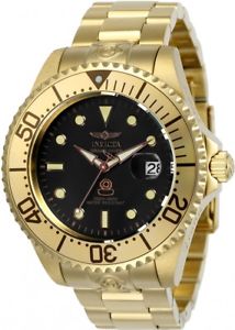 【送料無料】 mens invicta 24766 grand diver automatic gold tone bracelet watch｜hokushin
