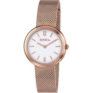 【貨物輸送無料】orologio donna breil iris tw1778 acciaio maglia milanese mesh ros bianco