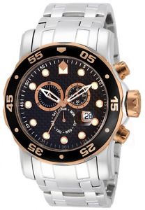 【貨物輸送無料】invictaa 10379  chronograph  two tone pro scuba diver 200 m ret895  brand
