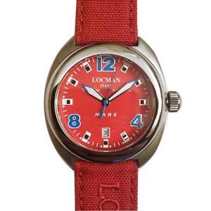 【貨物輸送無料】locman 013600rd0005cor orologio 地方検事 polso uomo it