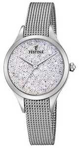 【貨物輸送無料】festina womens mademoiselle stainless steel mesh f203361 watch  8