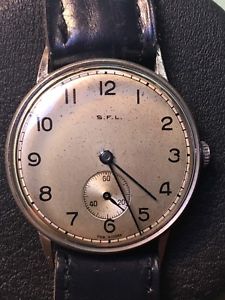 【送料無料】vintage watch sfl sfl societ franaise longines swiss 33mm 1940s｜hokushin