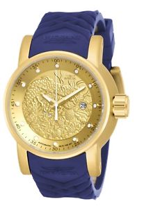 【送料無料】invicta 18215 gents s1 rally blue amp; beige strap automatic watch|hokushin