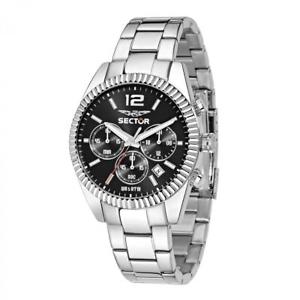 【送料無料】orologio cronografo uomo sector 240 r3273676003 acciaio crono nuova collezione